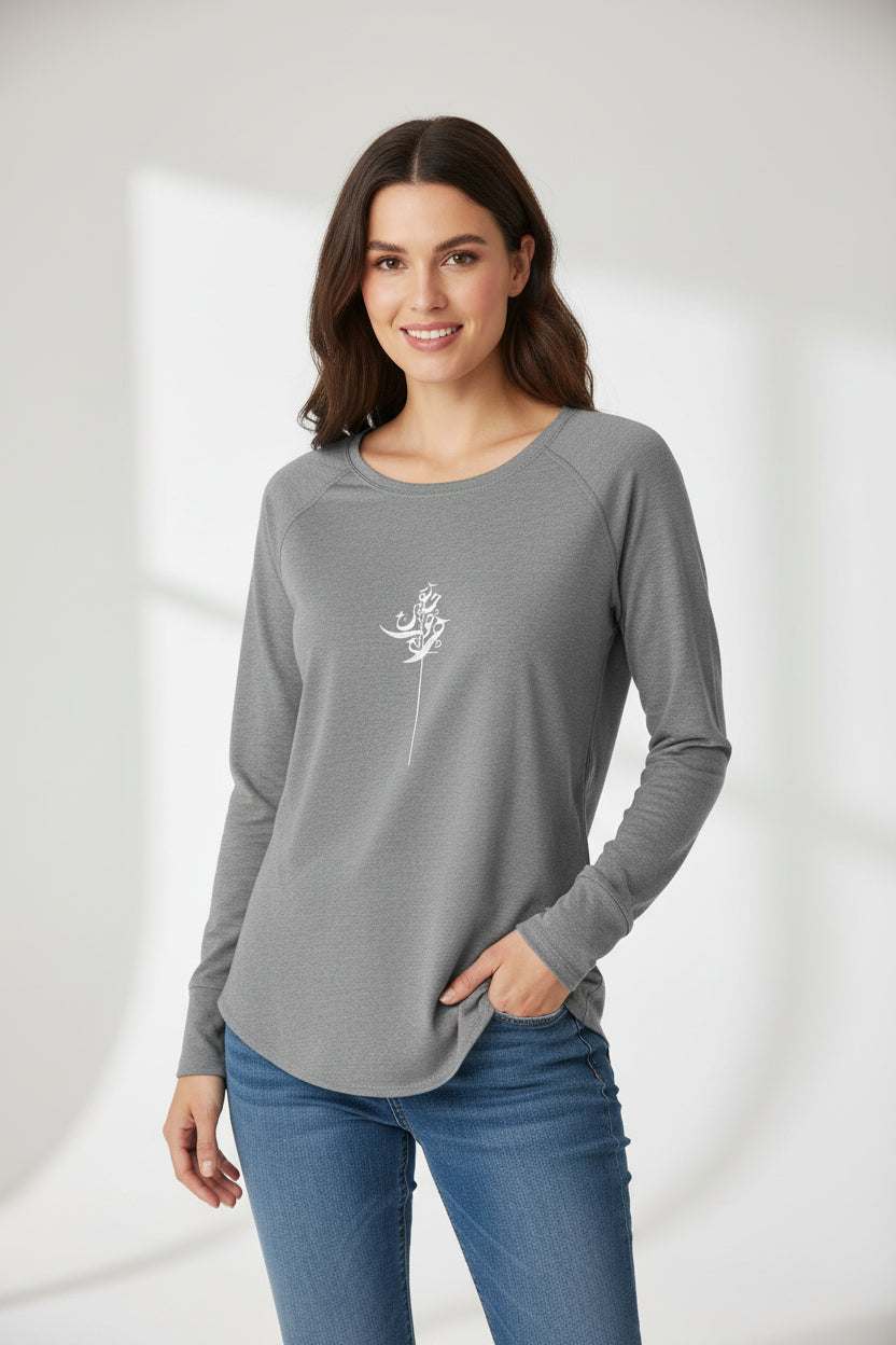 Perfect Tri  LS Tunic Tee