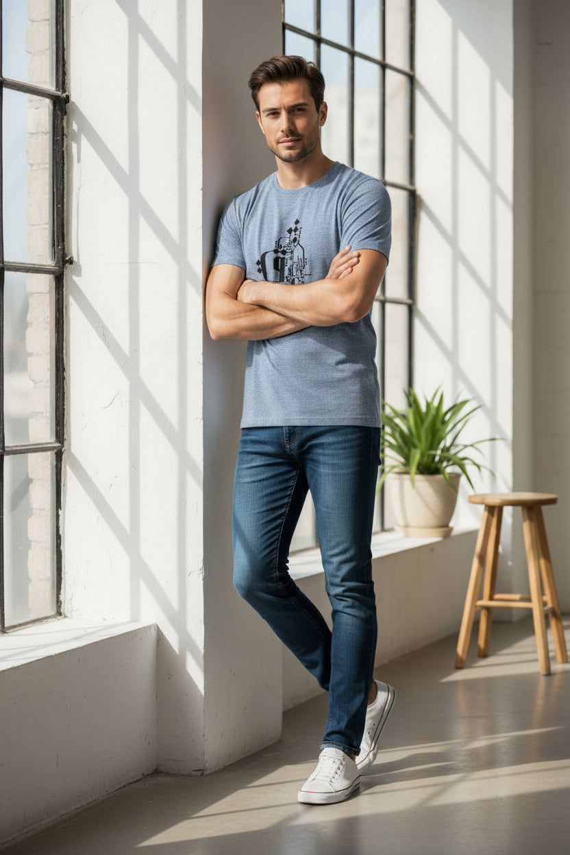 Women’s high-waisted t-shirt